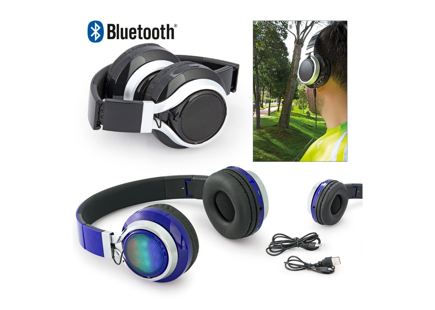 Audífonos supraaurales Bluetooth